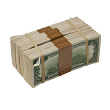 Load image into Gallery viewer, Series 1980s $100s AGED LOOK $50,000 Blank Filler Package - Prop Movie Money