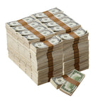 1980s Series $100s Aged $1,000,000 Full Print Package - Prop Movie Money