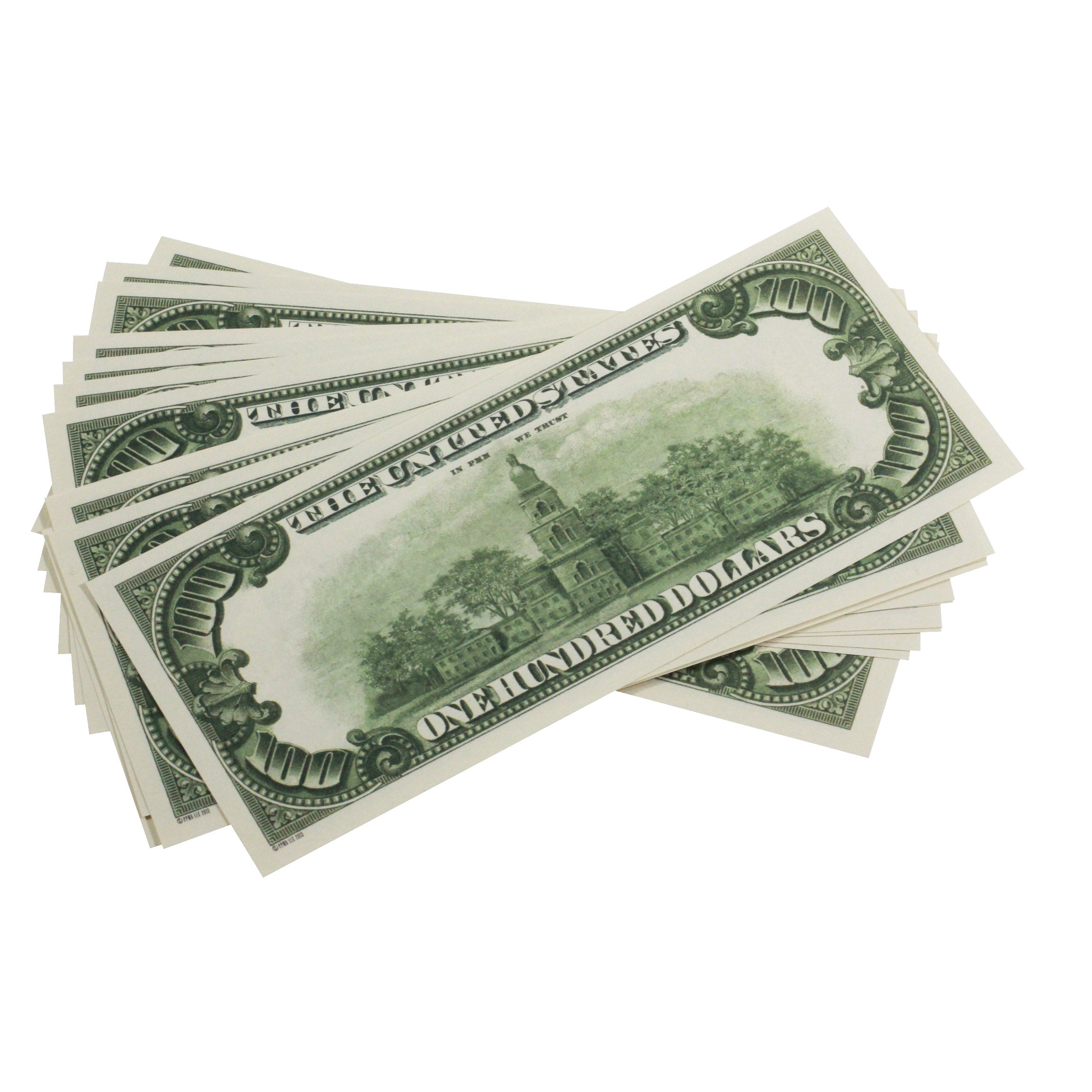 Series 1980s $500,000 Full Print Briefcase - Prop Movie Money