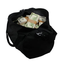 Load image into Gallery viewer, 1980 Series $500,000 Aged Blank Filler Duffel Bag - Prop Movie Money