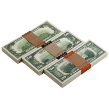 Load image into Gallery viewer, Series 1980s Mix $17,000 Full Print Prop Money Package - Prop Movie Money
