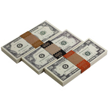 Load image into Gallery viewer, Series 1980s Mix $17,000 Blank Filler Prop Money Package - Prop Movie Money