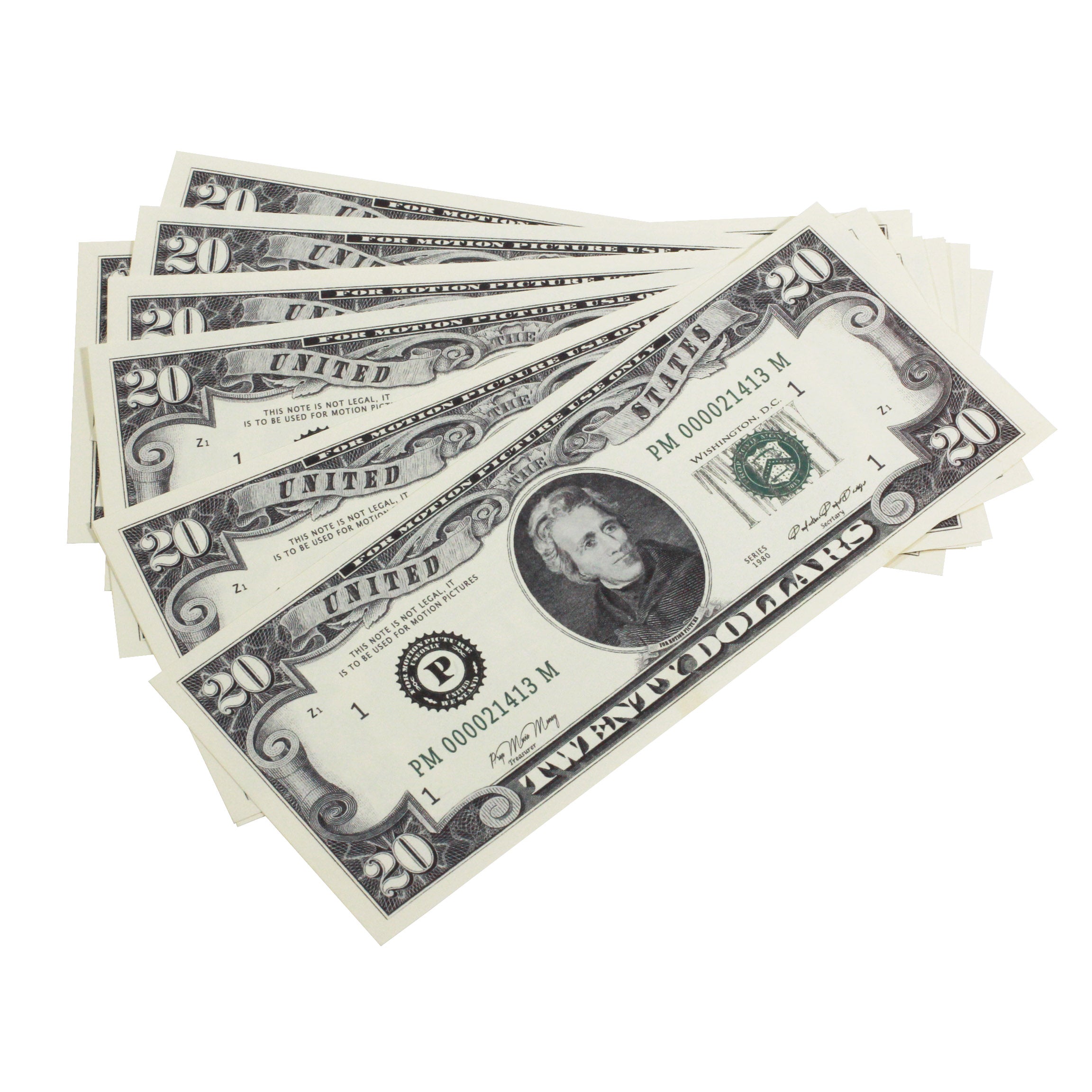 Series 1980s Mix $18,500 Full Print Prop Money Package - Prop Movie Money
