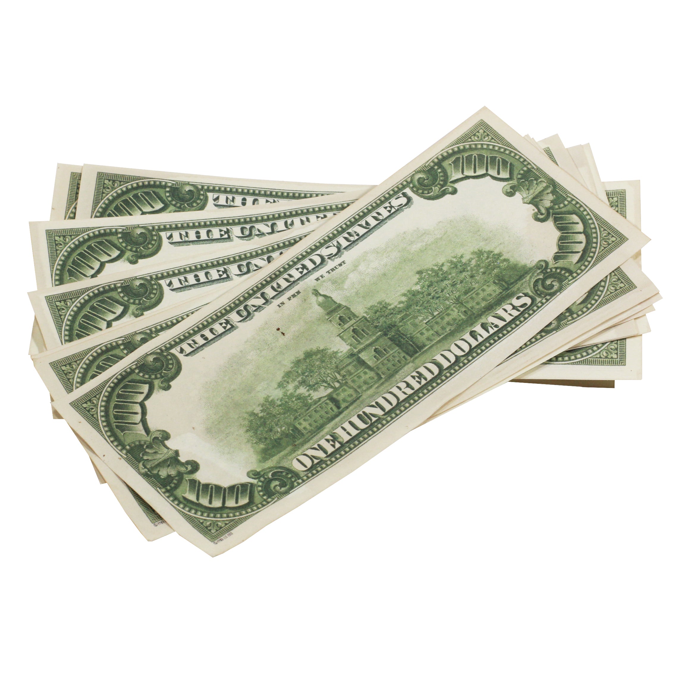1980s Series $100s Aged $1,000,000 Full Print Package - Prop Movie Money