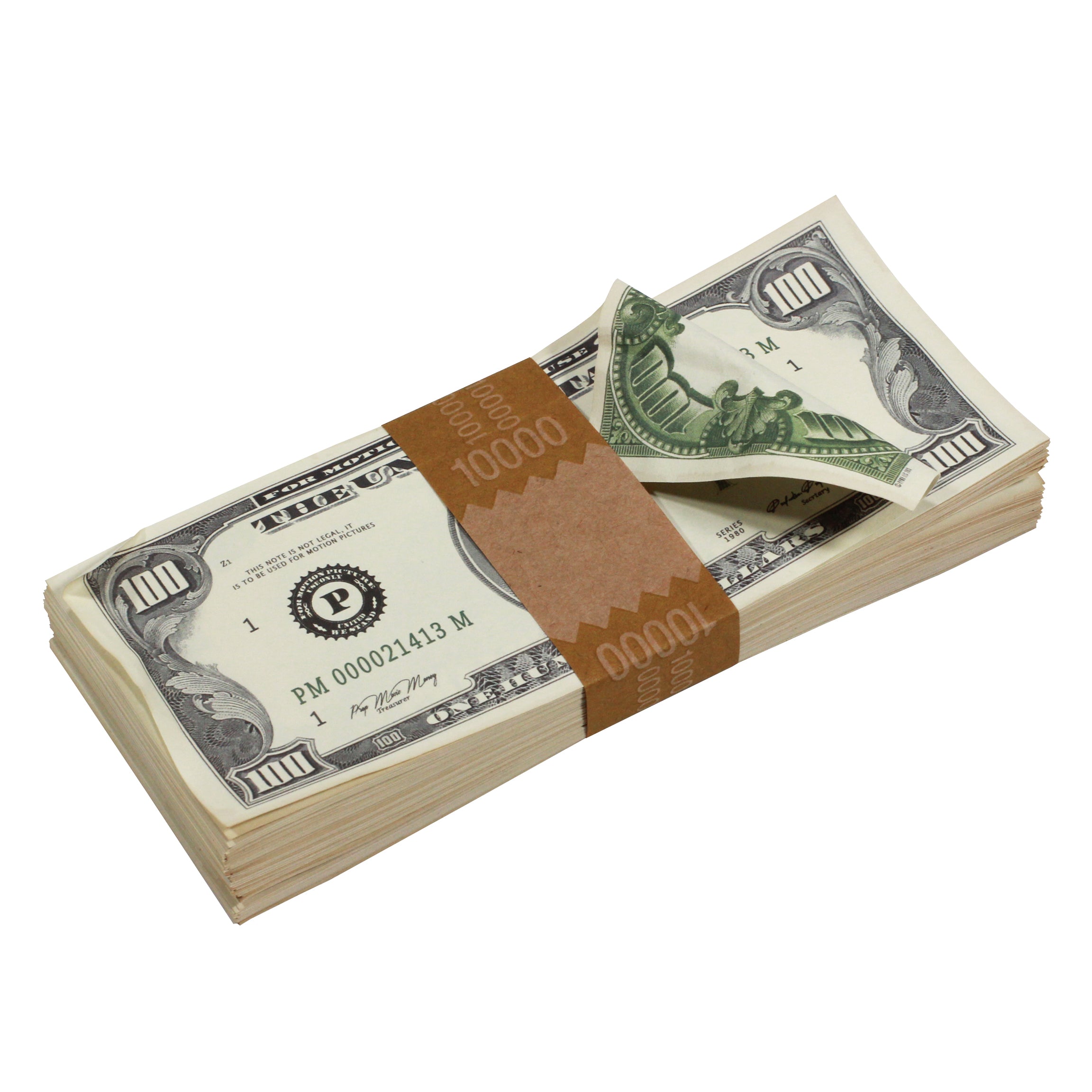 1980s Series $100s Aged $500,000 Full Print Package - Prop Movie Money