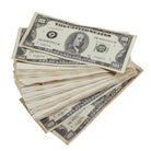 1980s Series $500,000 Aged Blank Filler Briefcase - Prop Movie Money