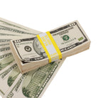2000 Series $10 Aged $1,000 Full Print Prop Money Stack - Prop Movie Money