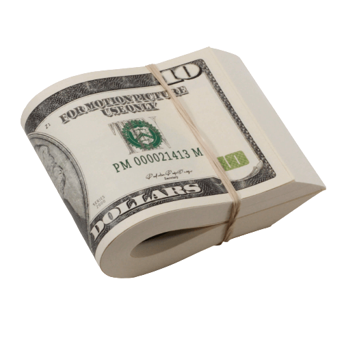 2000 Series $1,000 Full Print Fat Fold - Prop Movie Money