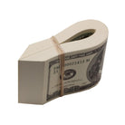 2000 Series $10,000 Blank Filler Fat Fold - Prop Movie Money