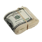 2000 Series $100s Aged $10,000 Blank Filler Fat Fold - Prop Movie Money