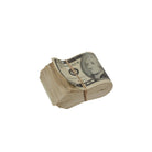 2000 Series $10s Aged $1,000 Blank Filler Fat Fold - Prop Movie Money