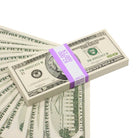 2000 Series $20 Full Print Prop Money Stack - Prop Movie Money