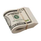 2000 Series $25,000 Full Print Fold Bundle - Prop Movie Money