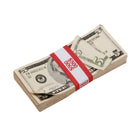 2000 Series $5 Aged $5,000 Full Print Prop Money Stack - Prop Movie Money