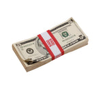 2000 Series $5 Aged $5,000 Full Print Prop Money Stack - Prop Movie Money