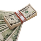 2000 Series $50 Aged $5,000 Full Print Prop Money Stack - Prop Movie Money