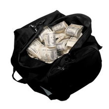 Load image into Gallery viewer, 2000 Series $500,000 Full Print Fold Duffel Bag - Prop Movie Money