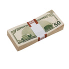 2000 Series $50,000 Aged Full Print Prop Money Package - Prop Movie Money