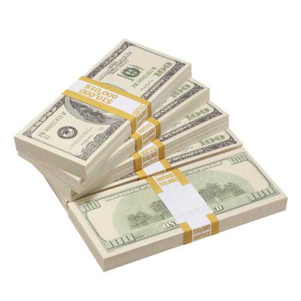 2000 Series $50,000 Blank Filler Prop Money Bundle - Prop Movie Money