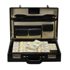 2000 Series $500,000 Blank Filler Prop Money Briefcase - Prop Movie Money