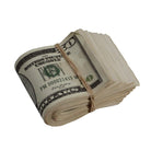 2000 Series $50s Aged $5,000 Blank Filler Fat Fold - Prop Movie Money