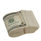 2000 Series $5s Aged $500 Blank Filler Fat Fold - Prop Movie Money