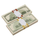 2000 Series Mix $15,000 Full Print Prop Money Package - Prop Movie Money