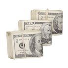 2000 Series Mix $17,000 Aged Blank Filler Fat Fold Bundle - Prop Movie Money