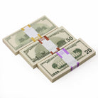 2000 Series Mix $17,000 Full Print Prop Money Package - Prop Movie Money