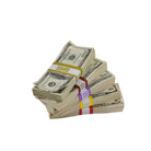 2000 Series Mix $18,500 Aged Full Print Prop Money Bundle - Prop Movie Money
