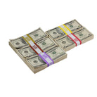 2000 Series Mix $18,500 Aged Full Print Prop Money Bundle - Prop Movie Money