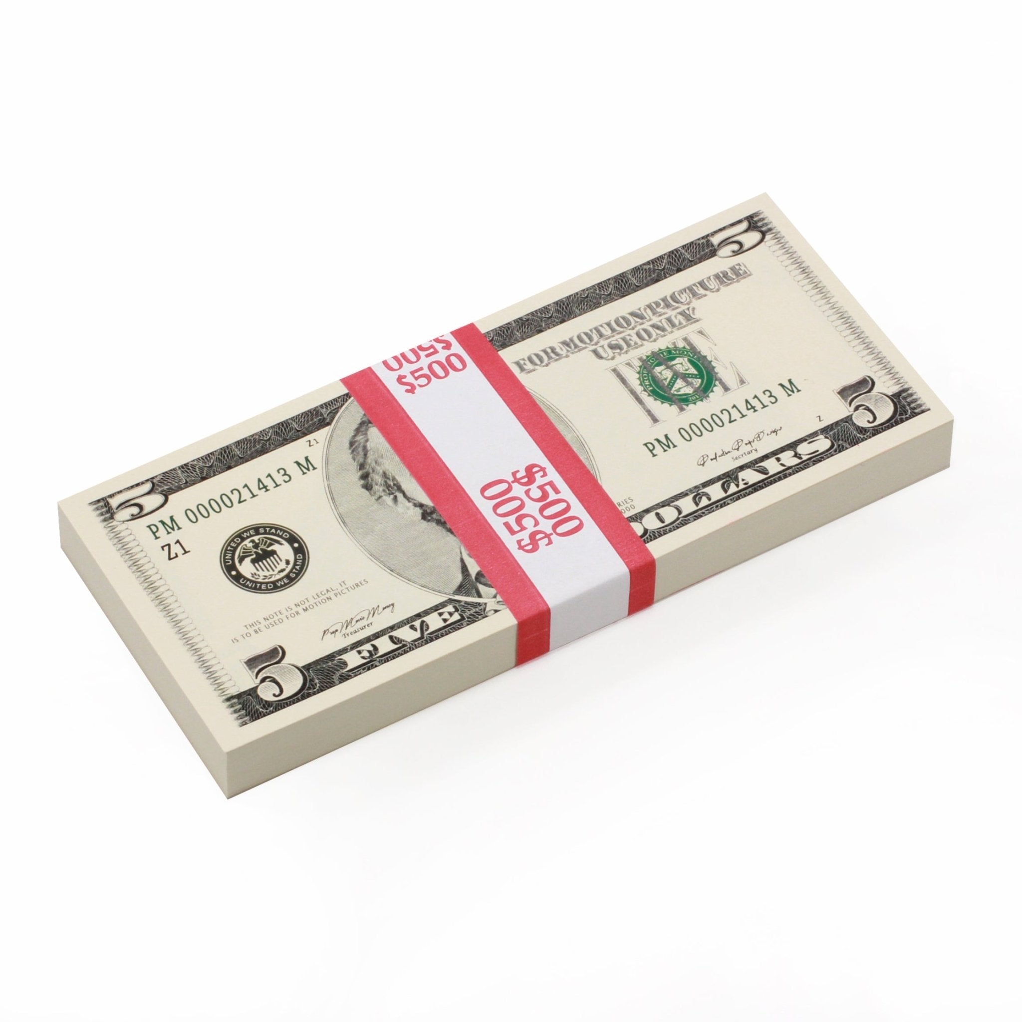 2000 Series Mix $18,500 Blank Filler Prop Money Package - Prop Movie Money