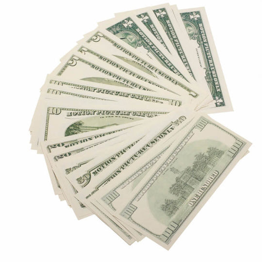 $1860 Series 2000 Mixed (60) Bill Pack - Prop Movie Money