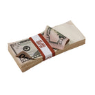 New Series $50s Aged $5,000 Blank Filler Fat Fold - Prop Movie Money