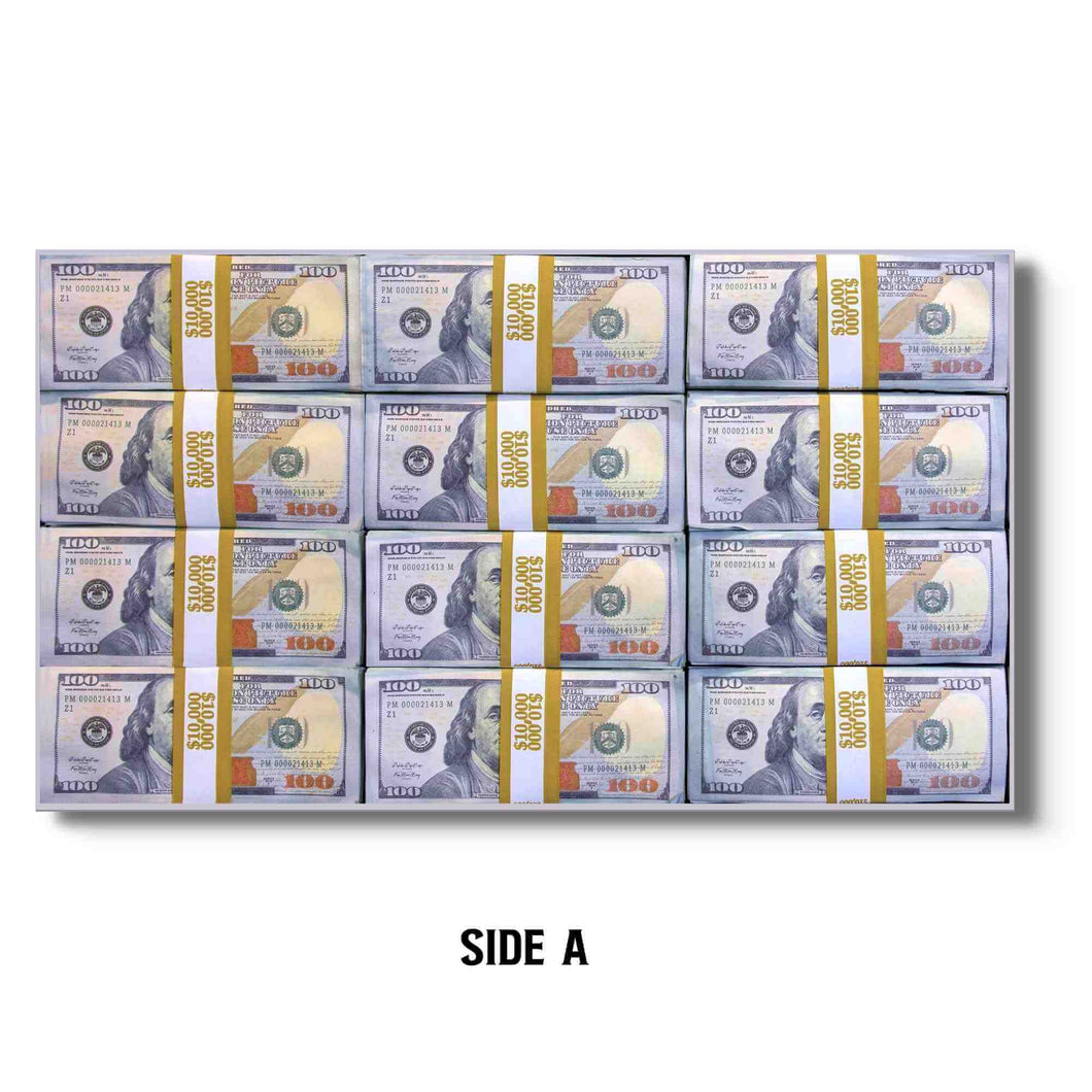 Prop Money Wallpaper Bundle On Large Sheet for DIY Money Pallet - Prop Movie Money