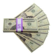 Load image into Gallery viewer, Harriet Tubman $20s x 100 Full Print Commemorative Bills - Prop Movie Money