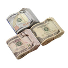 New Series Mix $17,000 Aged Full Print Prop Money Bundle - Prop Movie Money