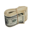 2000 Series $100s Aged $10,000 Blank Filler Fat Fold - Prop Movie Money