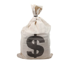 Load image into Gallery viewer, Canvas Money Bag - Prop Movie Money