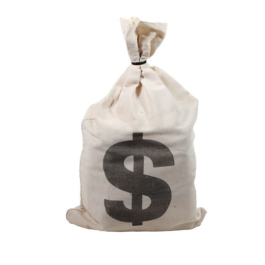 Canvas Money Bag - Prop Movie Money