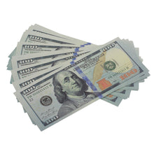 Load image into Gallery viewer, $3700 New Style Mixed (100) Bill Pack - Prop Movie Money