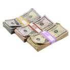 New Series Mix $17,000 Aged Full Print Prop Money Bundle - Prop Movie Money