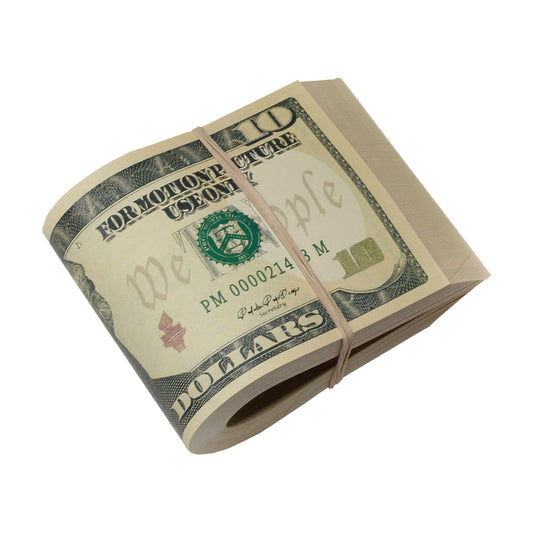 New Series $1,000 Blank Filler Fat Fold - Prop Movie Money