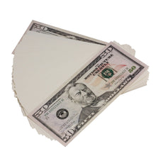 Load image into Gallery viewer, New Series $25,000 Blank Filler Fat Fold Bundle - Prop Movie Money