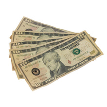 Load image into Gallery viewer, New Series $10 Aged $1,000 Full Print Fat Fold - Prop Movie Money