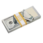 New Series $750,000 Blank Filler Stacks with Silver Aluminum Case - Prop Movie Money