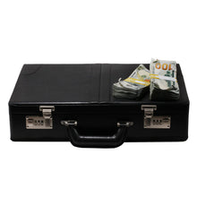 Load image into Gallery viewer, Series 2000s $500,000 Aged Blank Filler Briefcase - Prop Movie Money