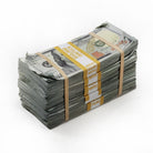 New Series $50,000 Aged Full Print Prop Money Package - Prop Movie Money