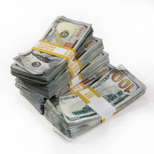 Load image into Gallery viewer, New Series $50,000 Aged Full Print Prop Money Package - Prop Movie Money