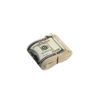 2000 Series $100,000 Aged Full Print Fold Prop Money Bundle - Prop Movie Money